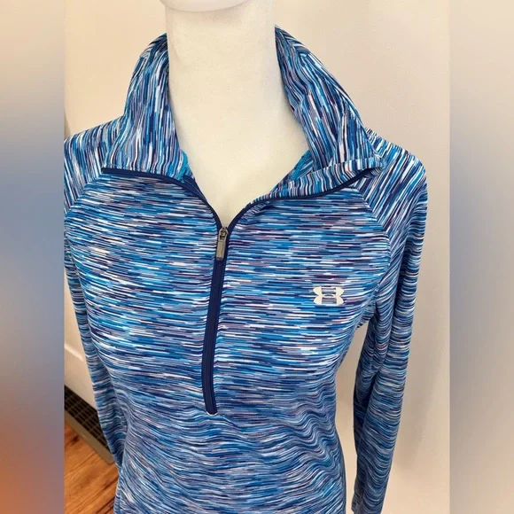 Under Armour Women's Multicolor Long Sleeve Top 1/4 zip. Small - Picture 2 of 6